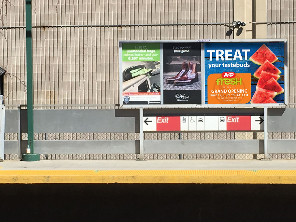 A&P Fresh Metro North Poster
