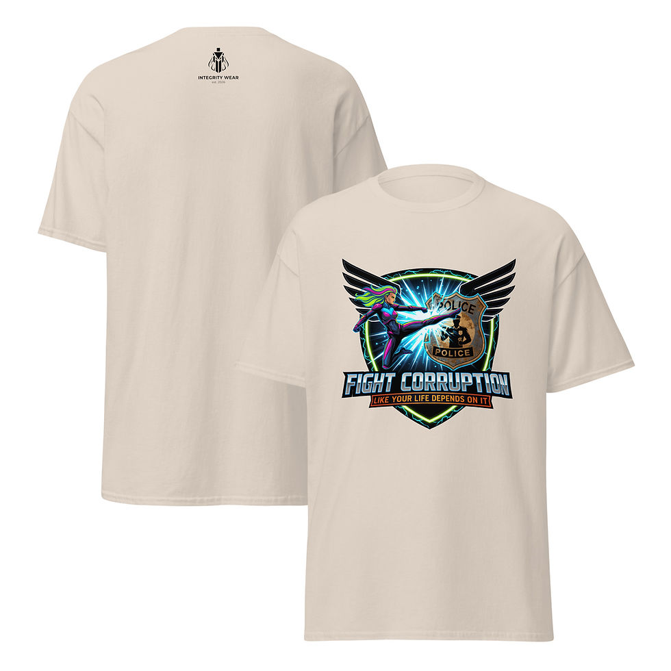 Thumbnail: Unisex "Fight Corruption" classic tee