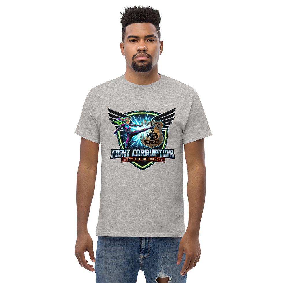 Thumbnail: Unisex "Fight Corruption" classic tee