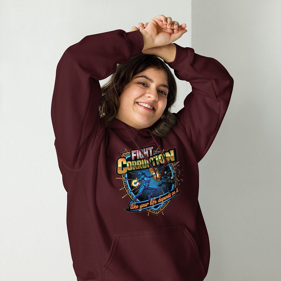 Thumbnail: Unisex "Fight Corruption" Hoodie