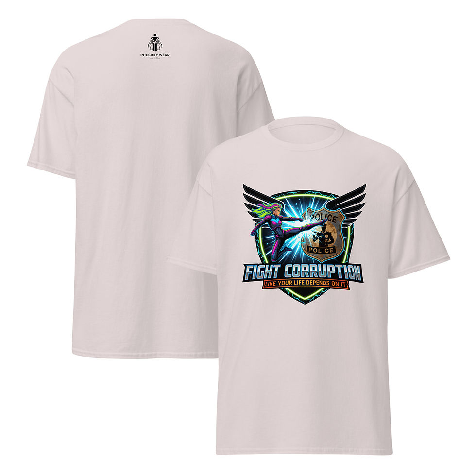 Thumbnail: Unisex "Fight Corruption" classic tee