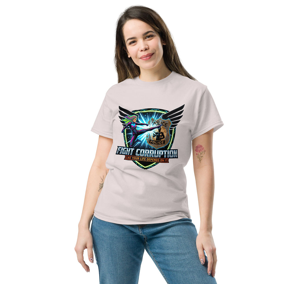 Thumbnail: Unisex "Fight Corruption" classic tee