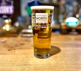 Woodforde's beer pint