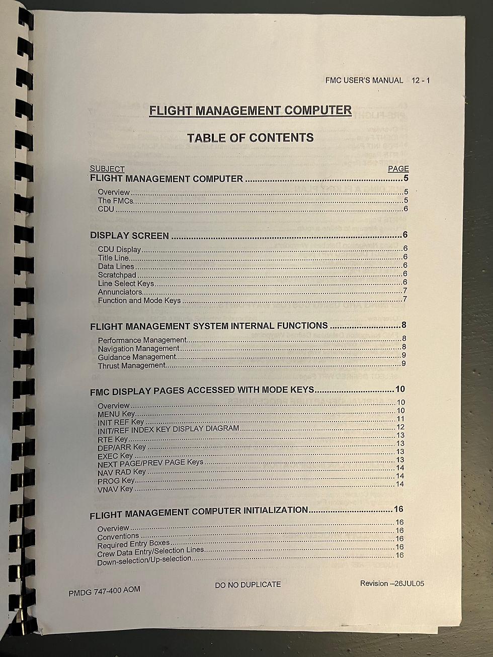 Thumbnail: Flight management computer user manual 