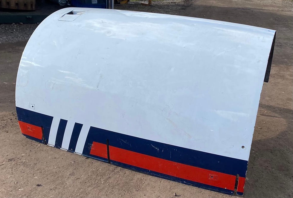 Thumbnail: BAe125 CCA Reg ZD704 cowling square with serial number plate 