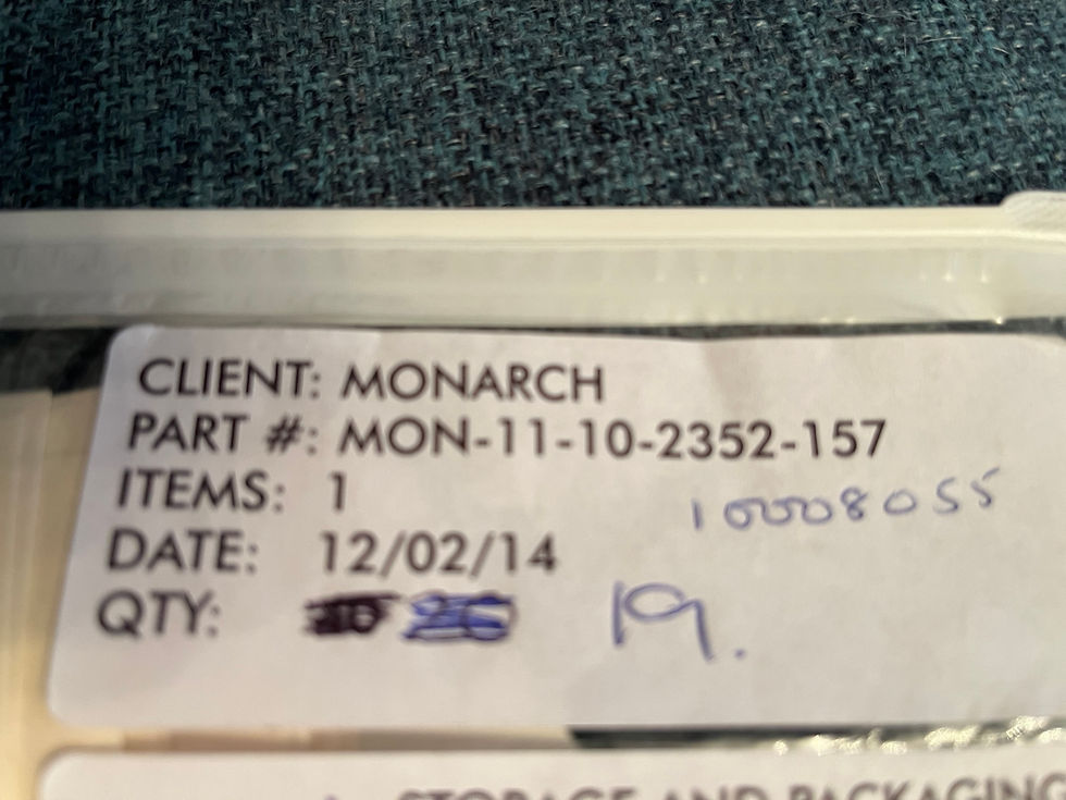 Thumbnail: Monarch Airlines arrow cabin decal 