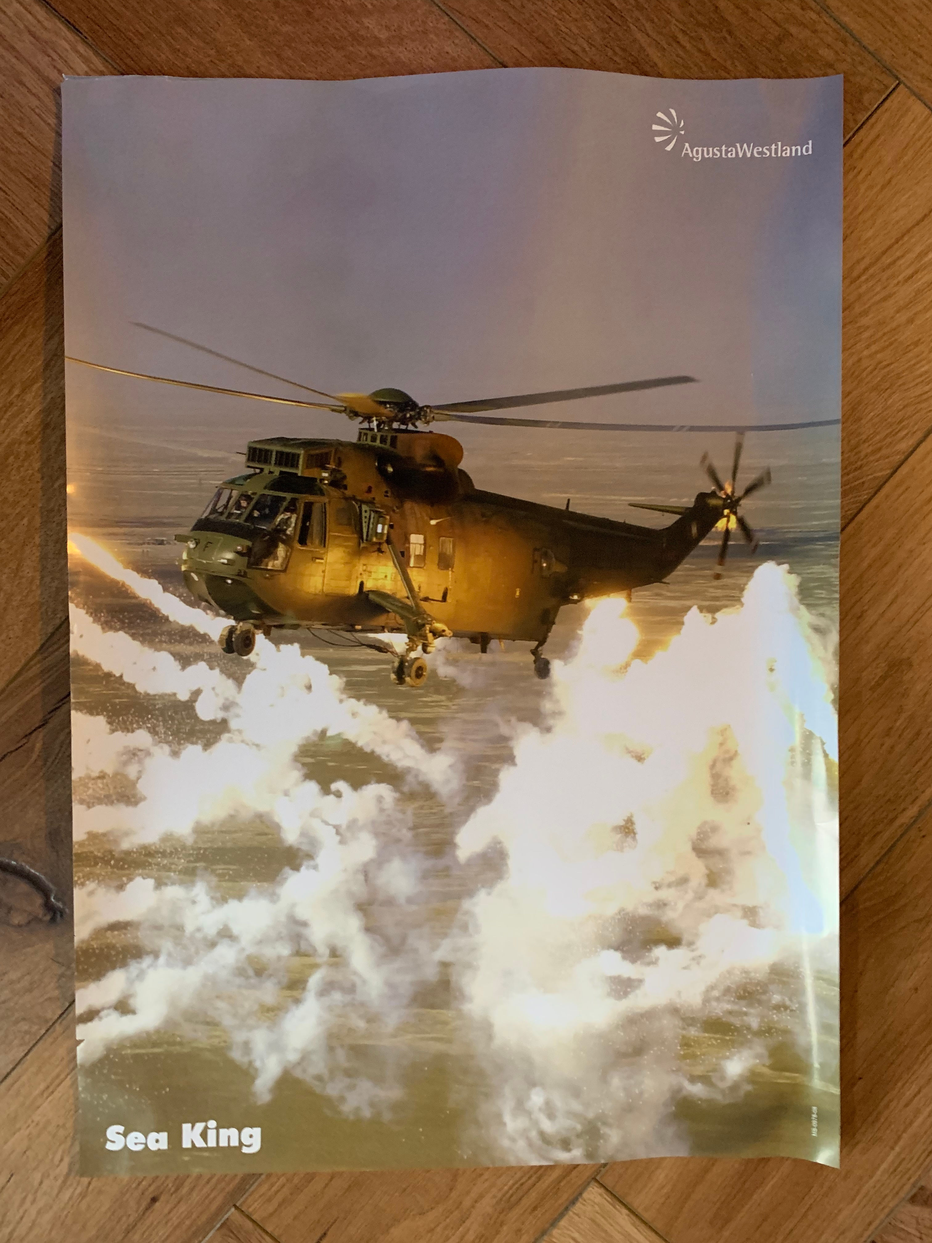 Agusta Westland Seaking poster 42x30cm