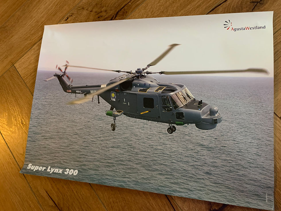 Agusta Westland Super Lynx 300 poster 42x30cm