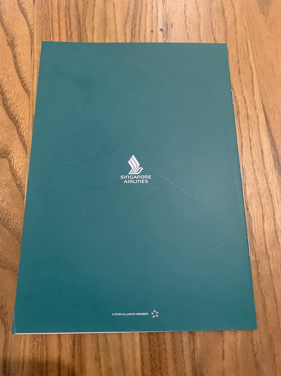 Thumbnail: Singapore Airlines Menu 