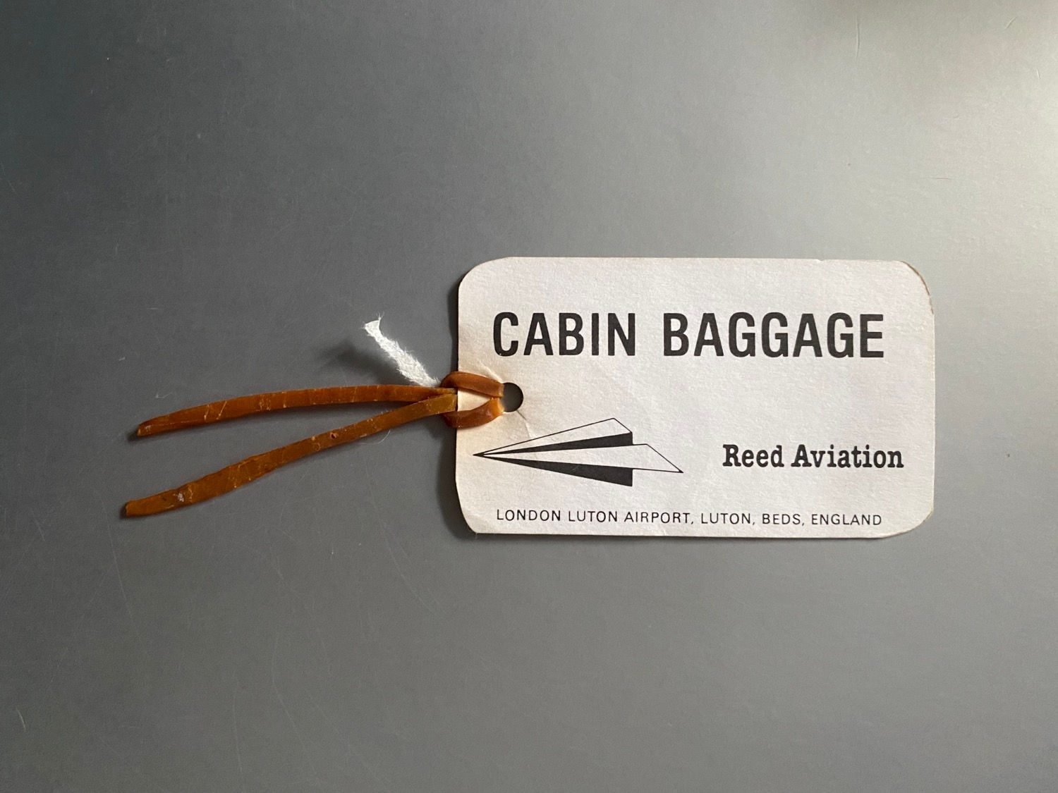 Reed Aviation bag tag 