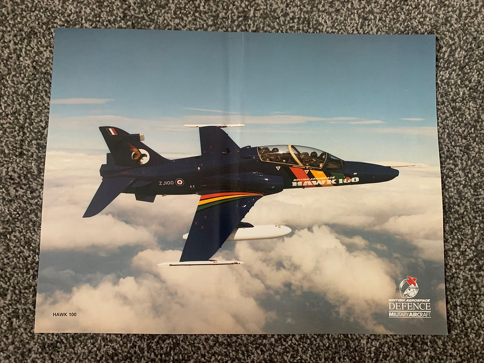 British Aerospace Hawk 100 poster | Doors2Manual