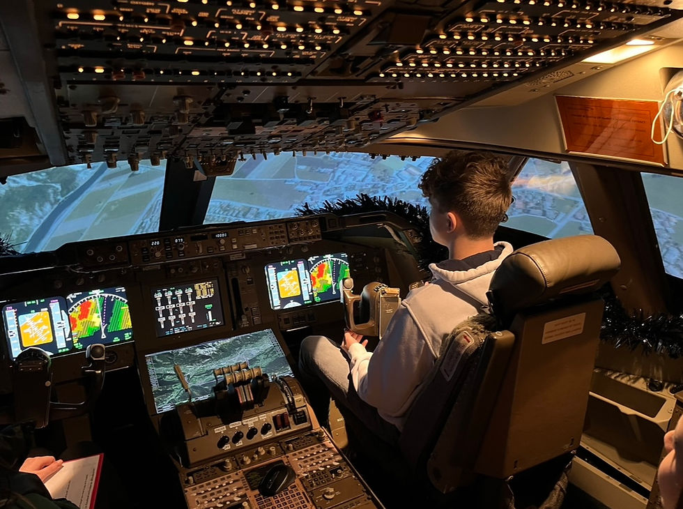 GIFT VOUCHER Fly a real Boeing 747 aircraft simulator 120 minute