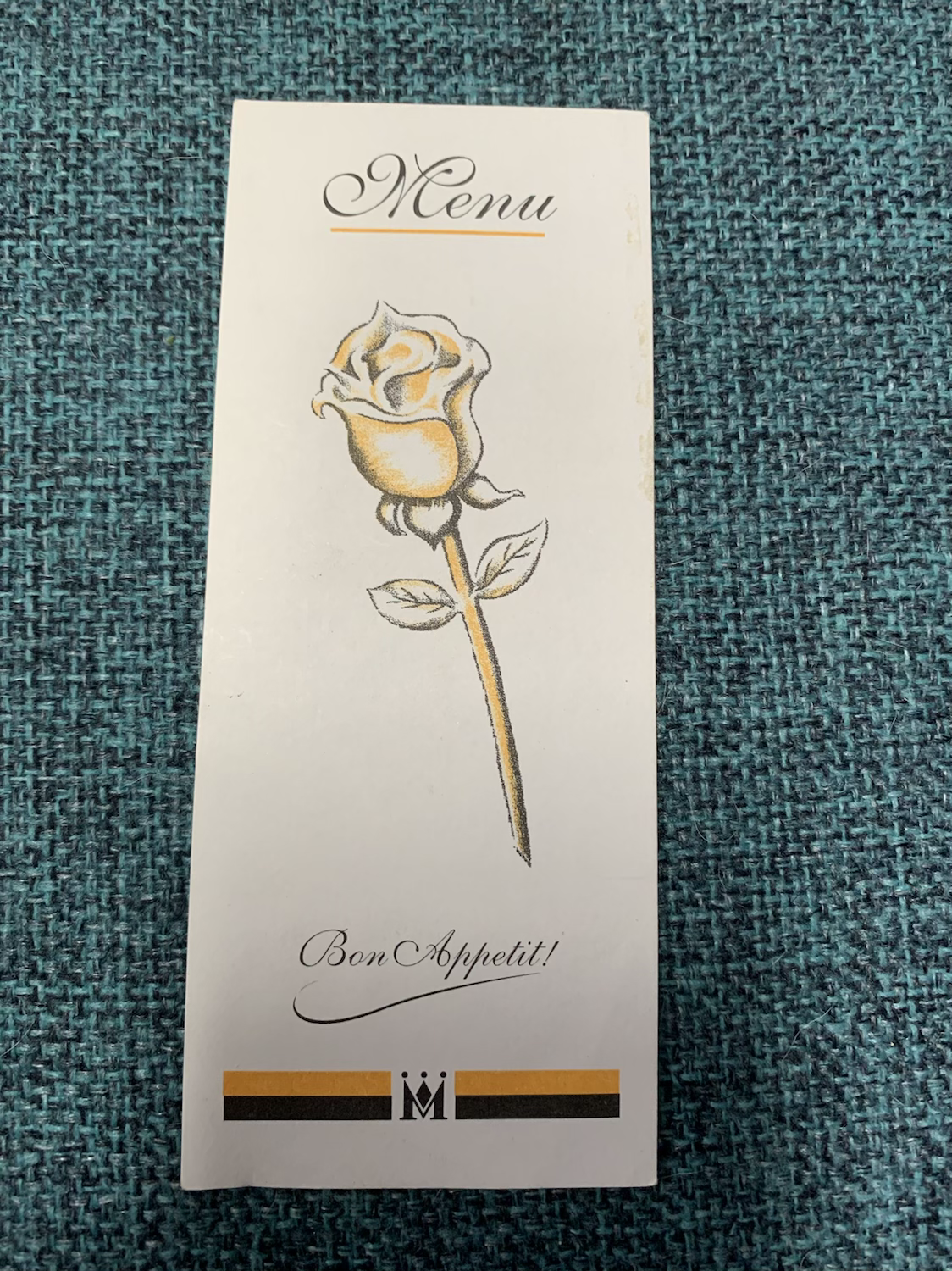 Monarch in flight menu