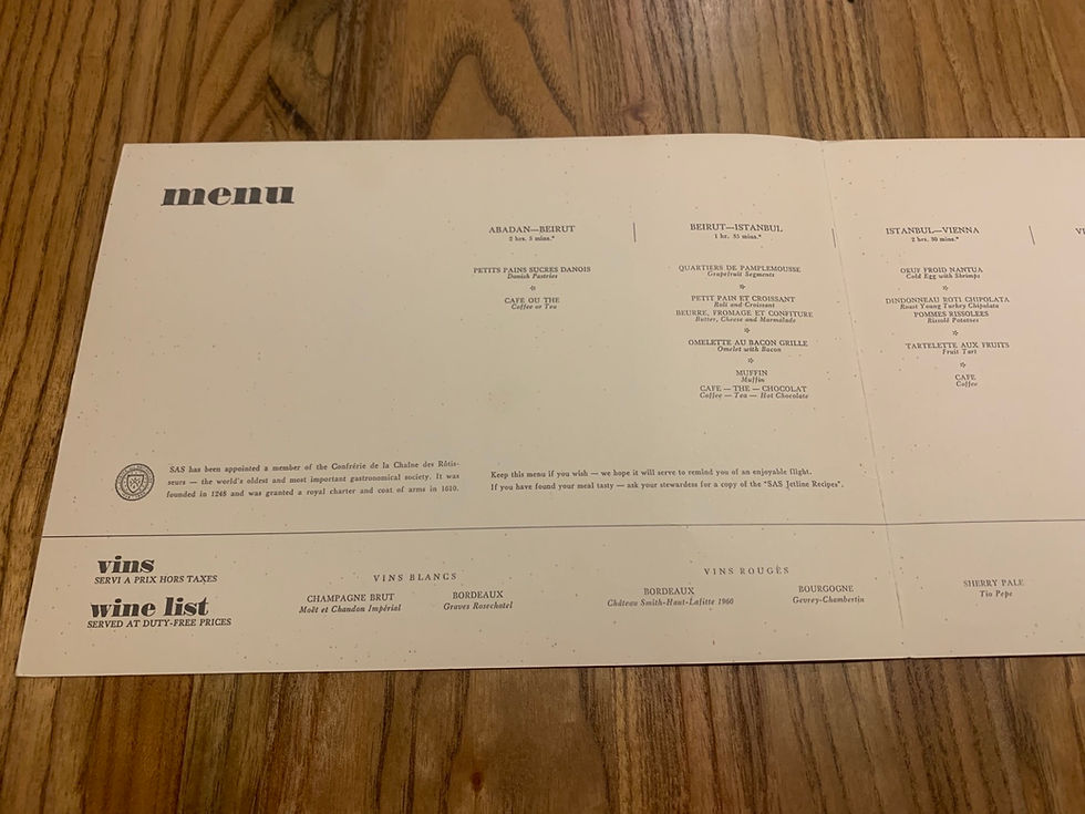Thumbnail: SAS inflight menu 