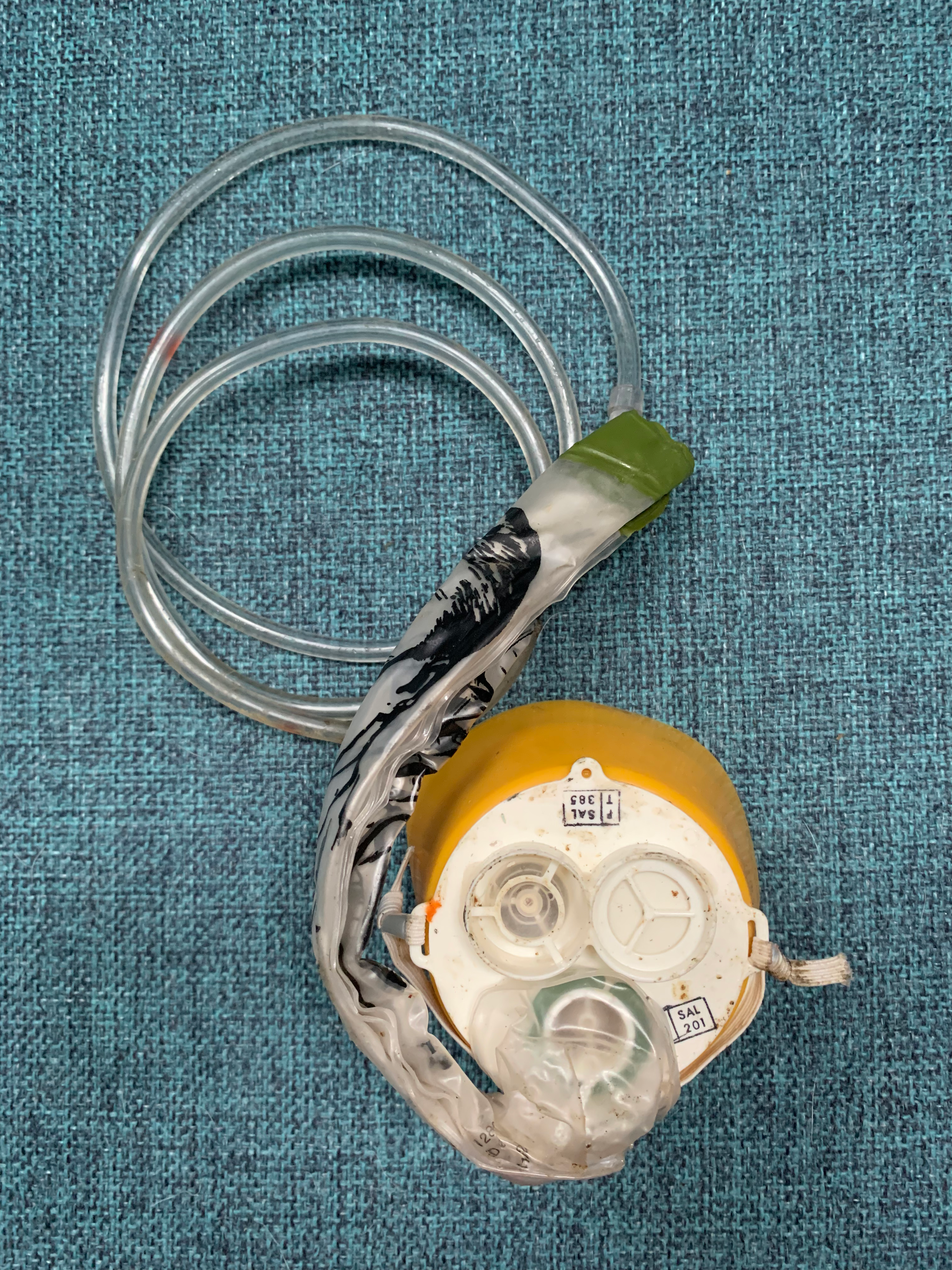 RAF L-1011 Tristar ZE704 cabin oxygen mask