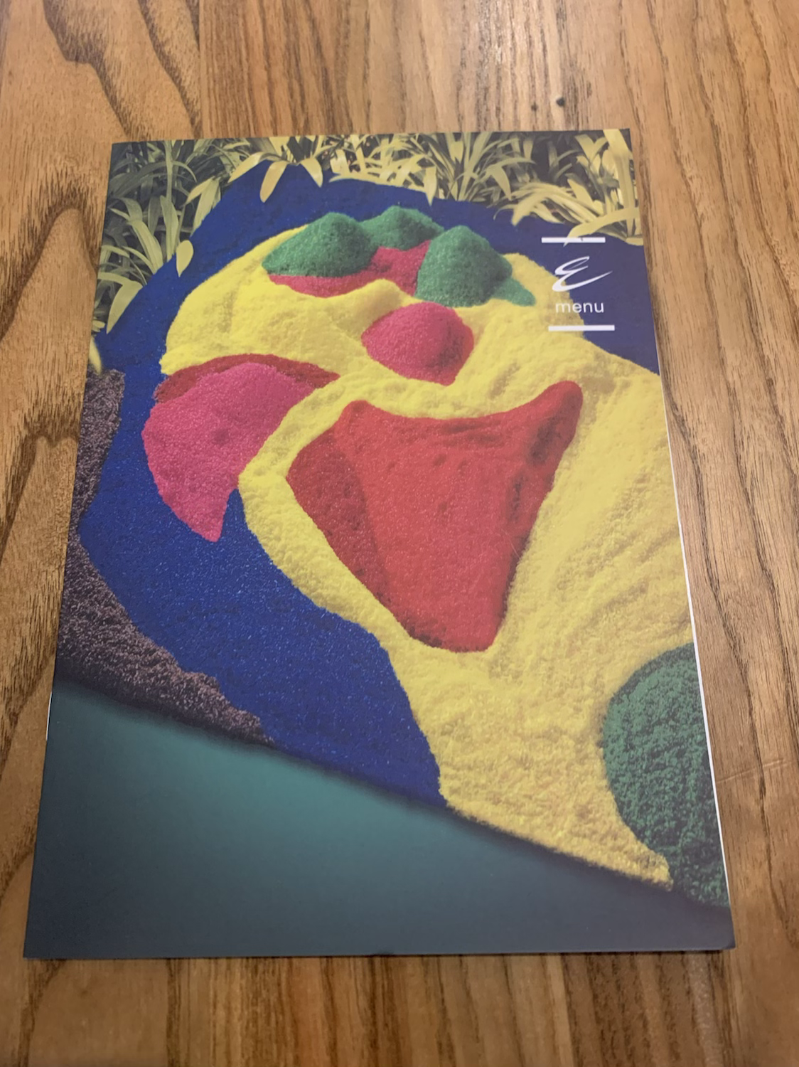 Singapore Airlines Menu 