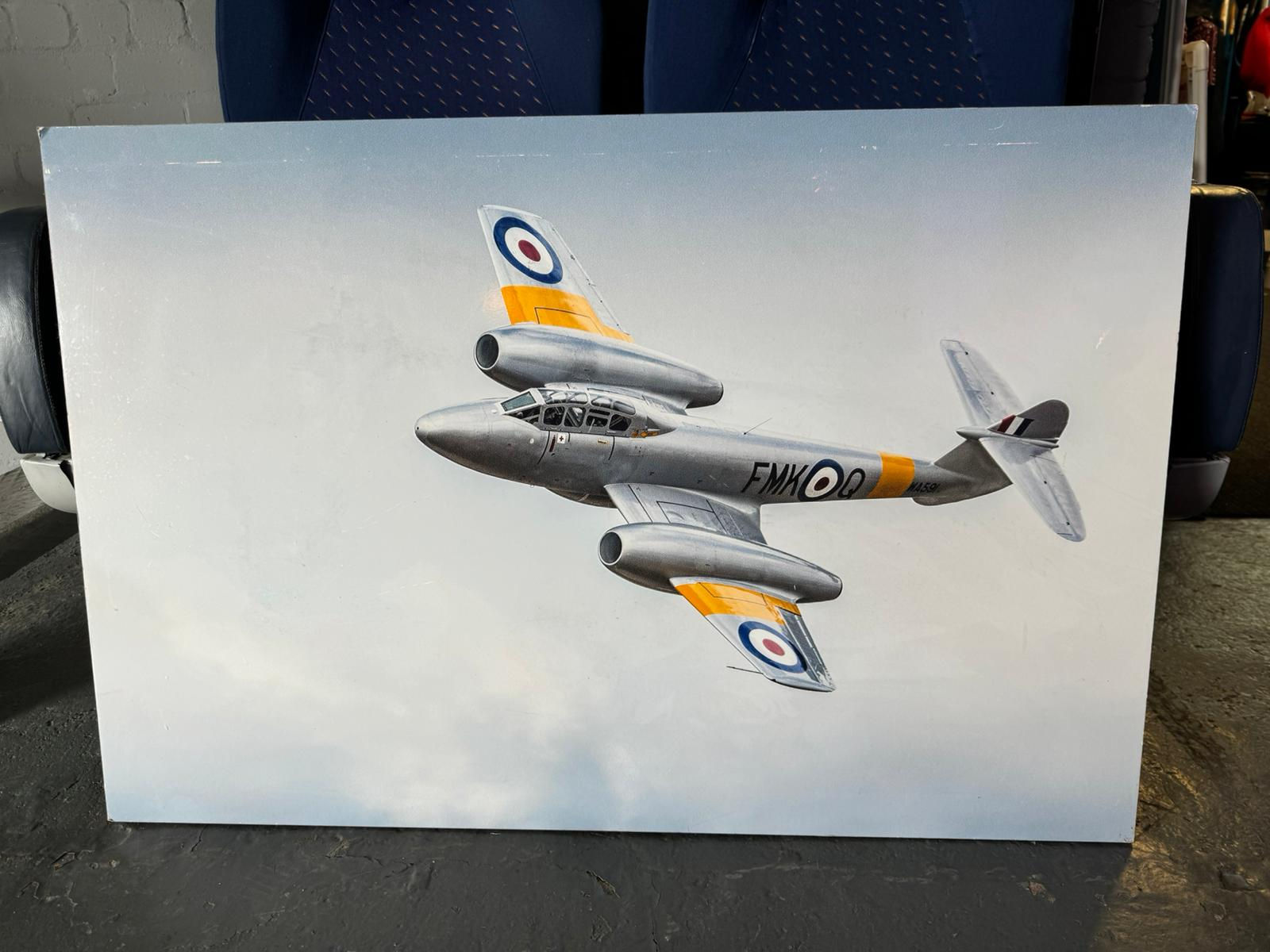 Gloster Meteor T7 WA591 Wall Hanging