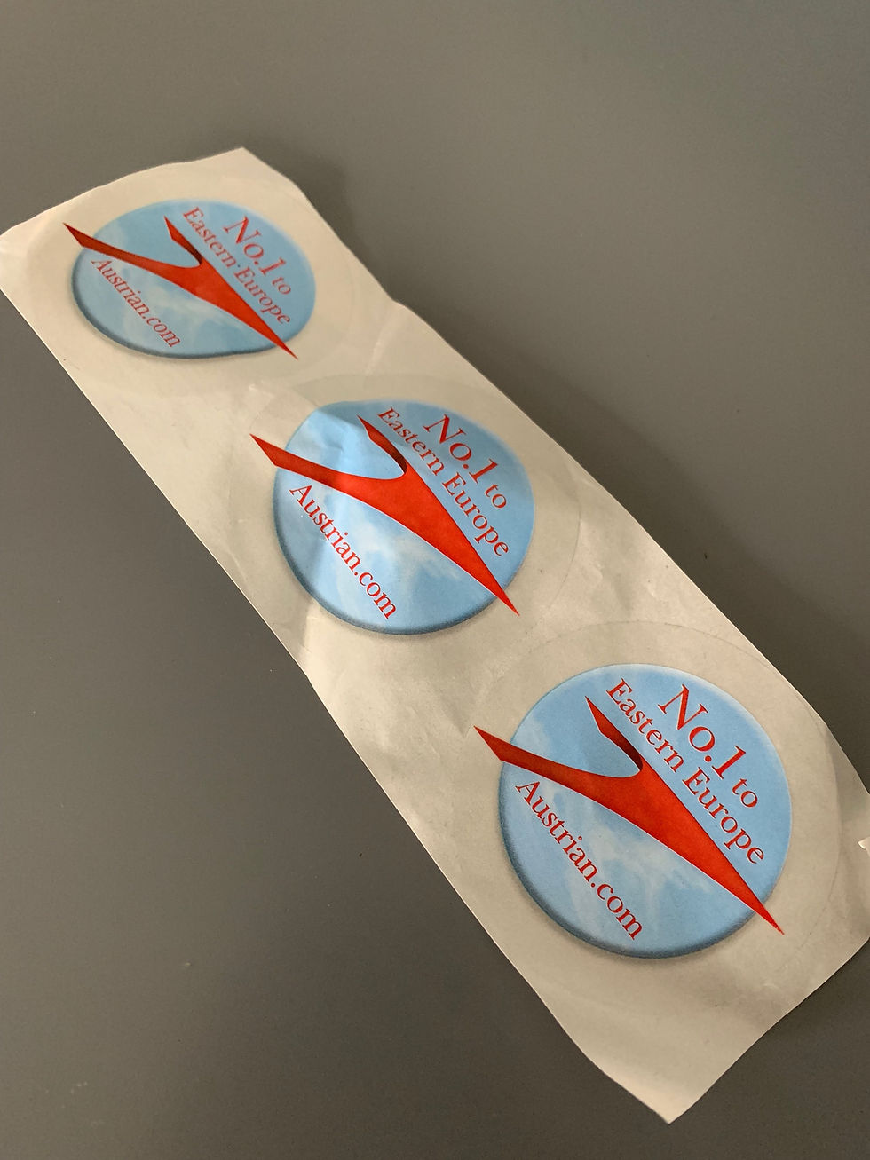 Austrian Airlines stickers x3