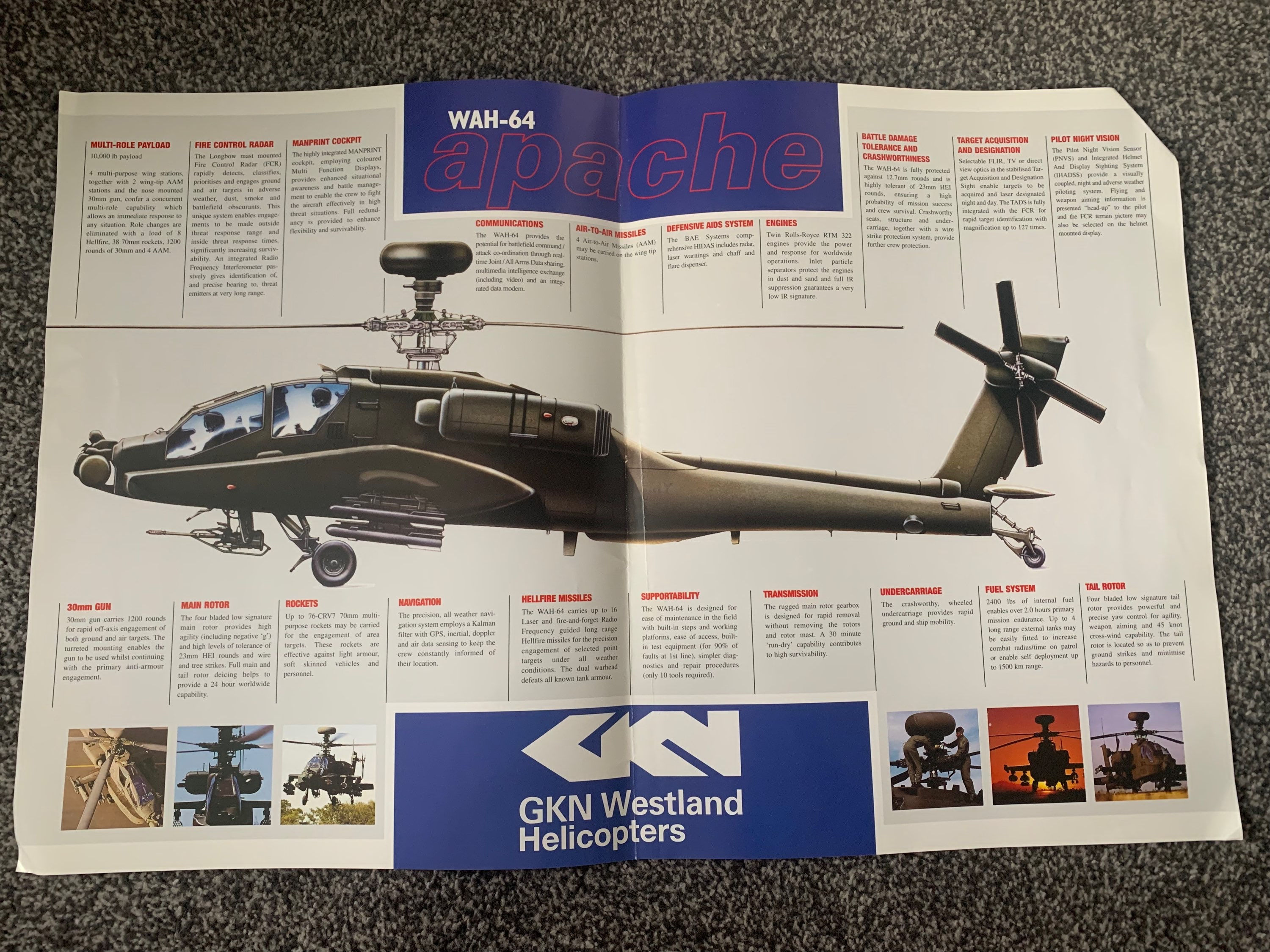 WAH-64 apache poster 