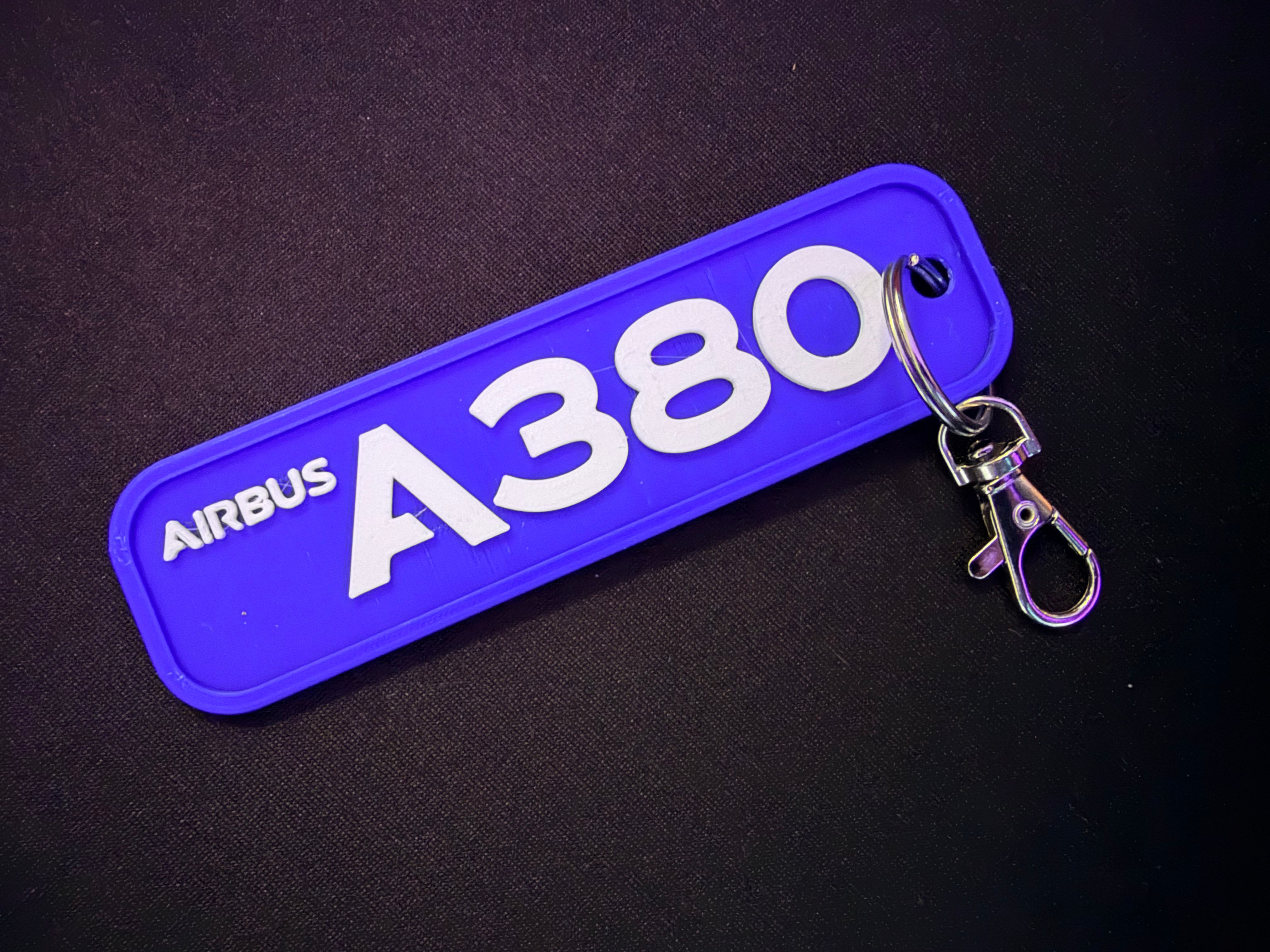 Airbus A380 inspired key ring 