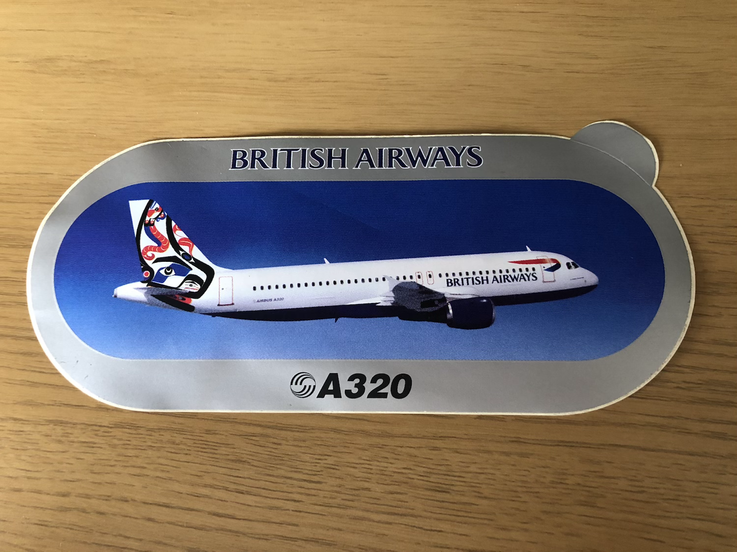 British Airways A320 sticker 