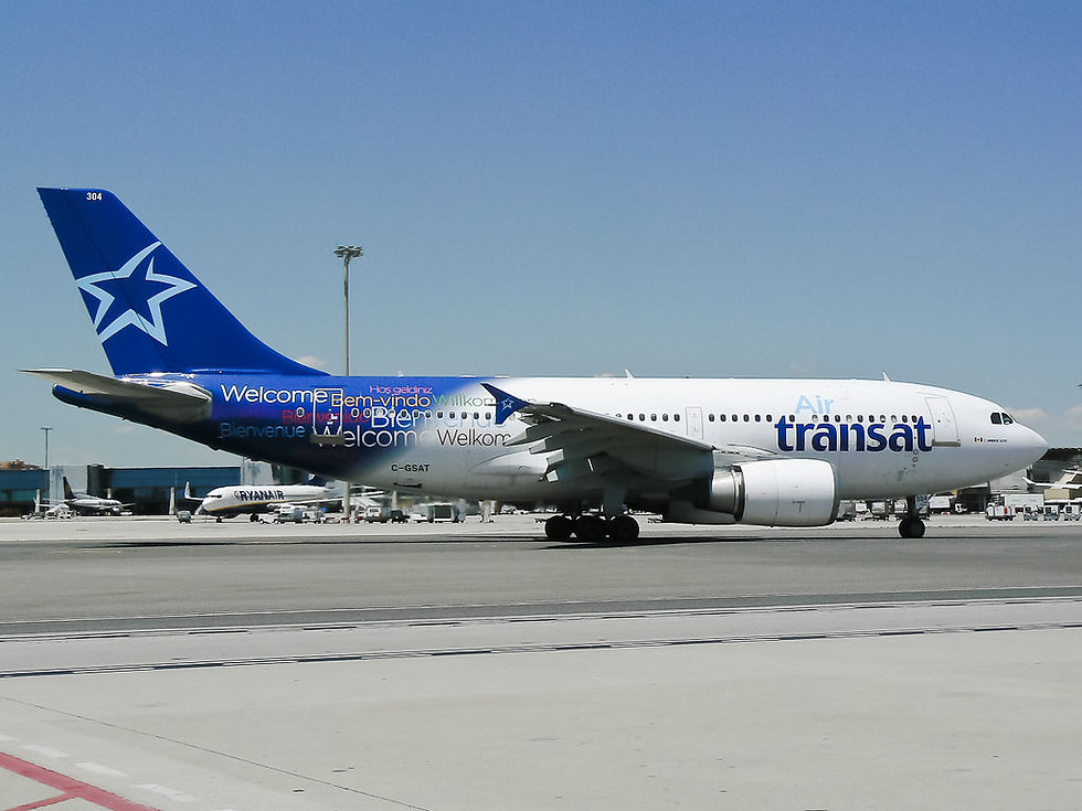 Thumbnail: Air Transat A310 C-GSAT fuselage skin tag