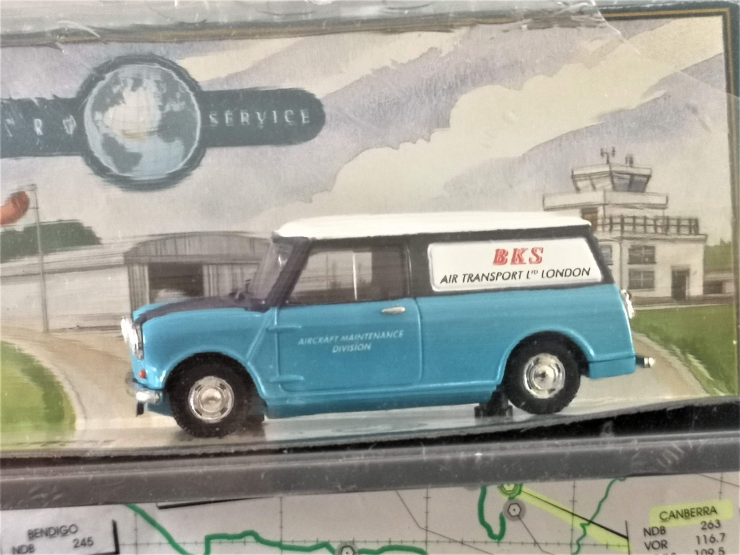 BKS Airlines Corgi mini van 