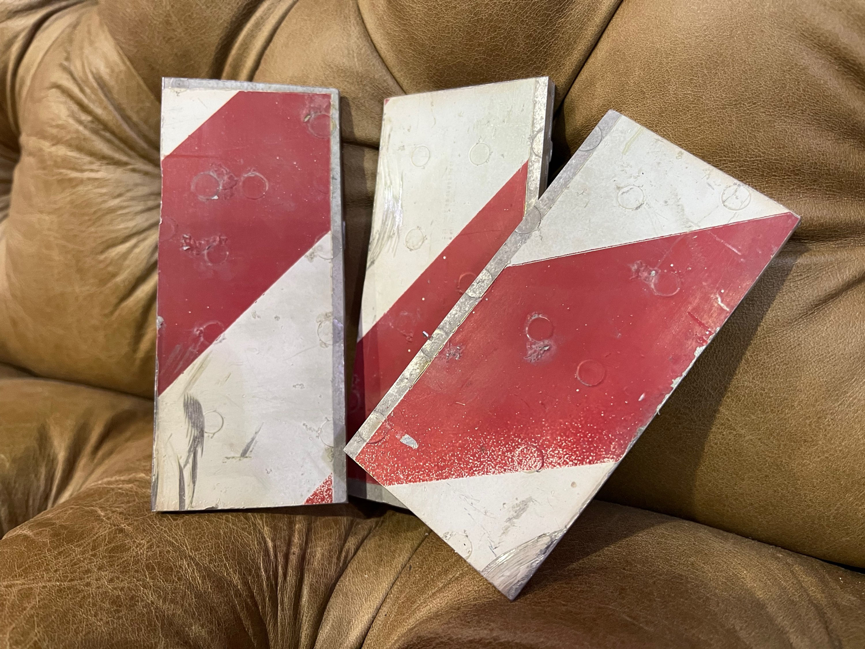 English Electric lightning ZF585 fuselage skin hazard cut