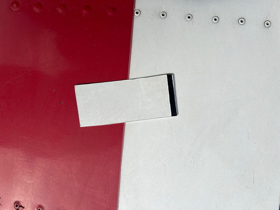Thumbnail: 1961 Hunting P-84 Jet Provost T.3A XN629 tail flag skin off cut 