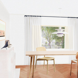 Moo3D sala jantar - projeto design de interiores