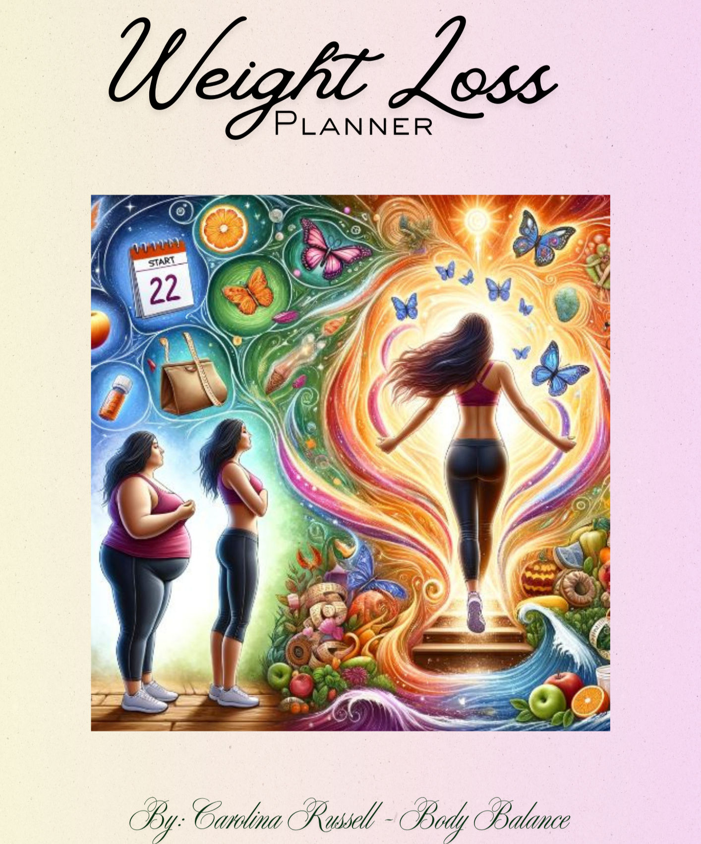 Weight Loss Planner (Digital PDF Download)