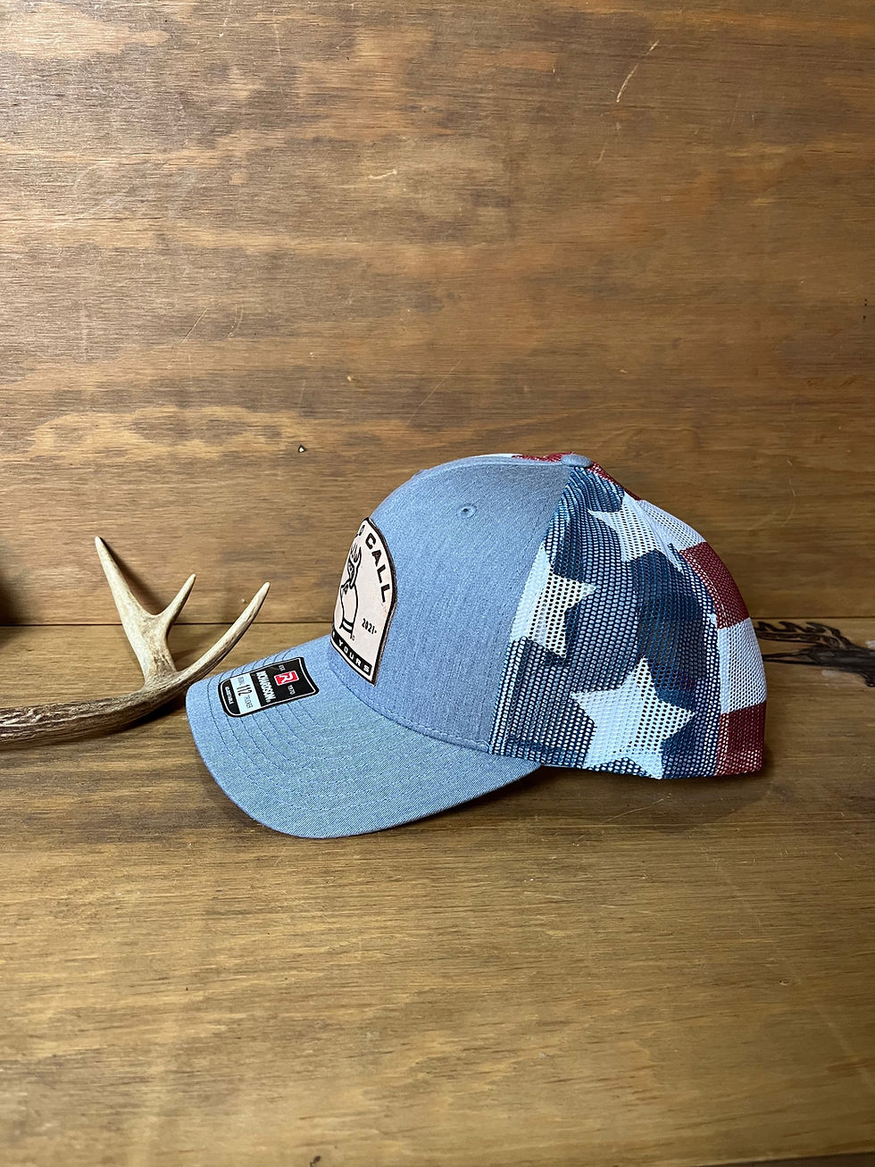 Thumbnail: Leather Patch Trucker Hat