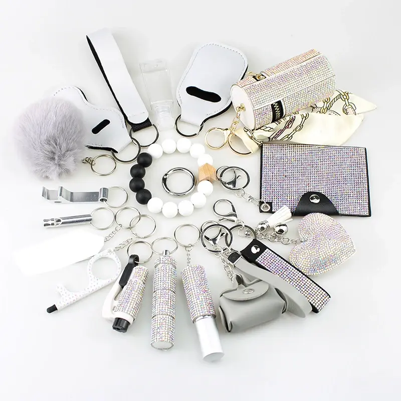 Thumbnail: Personal Safety Alarm Keychain With Flashlight