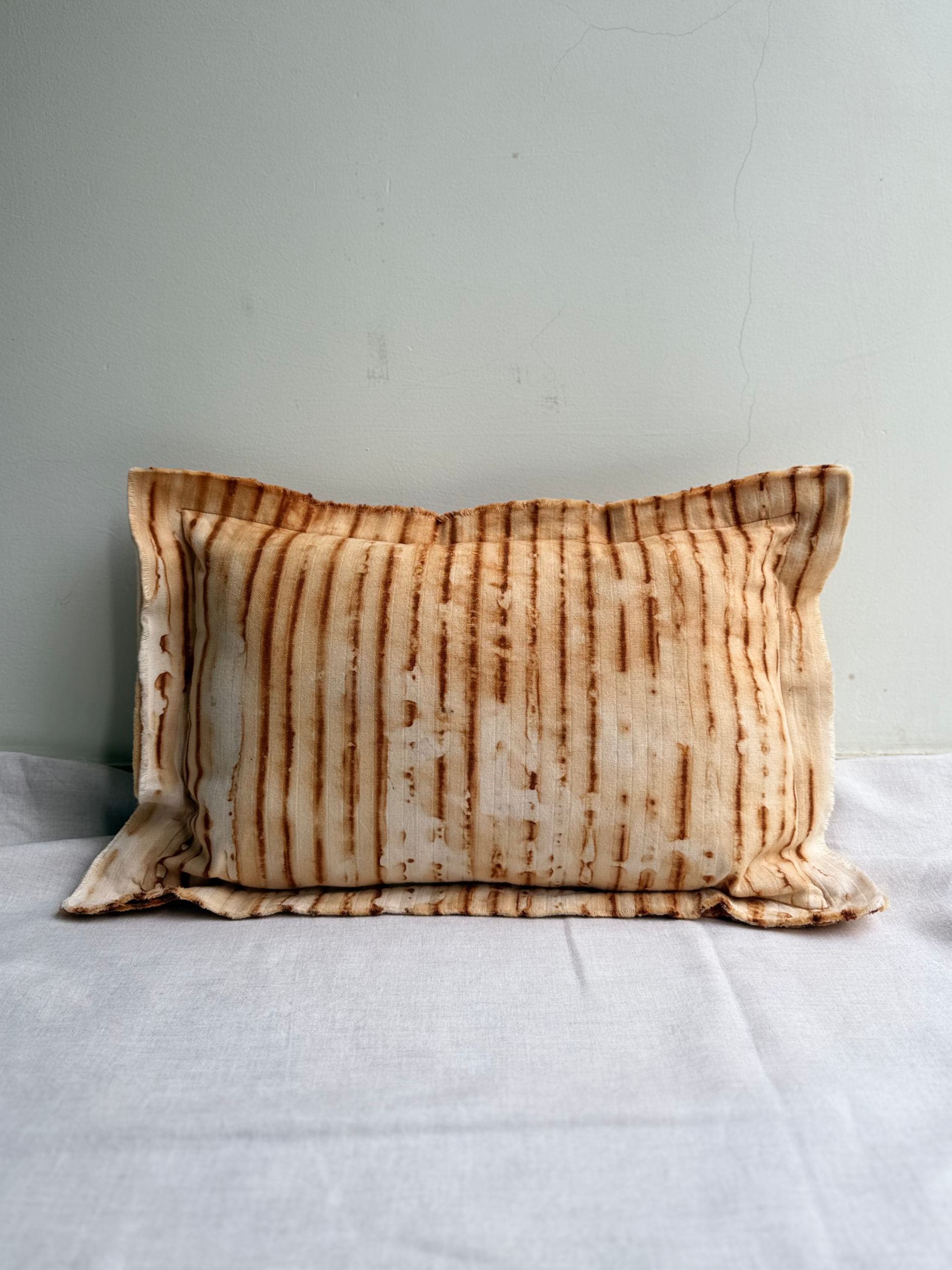 Rectangular Rust Dyed Cushion