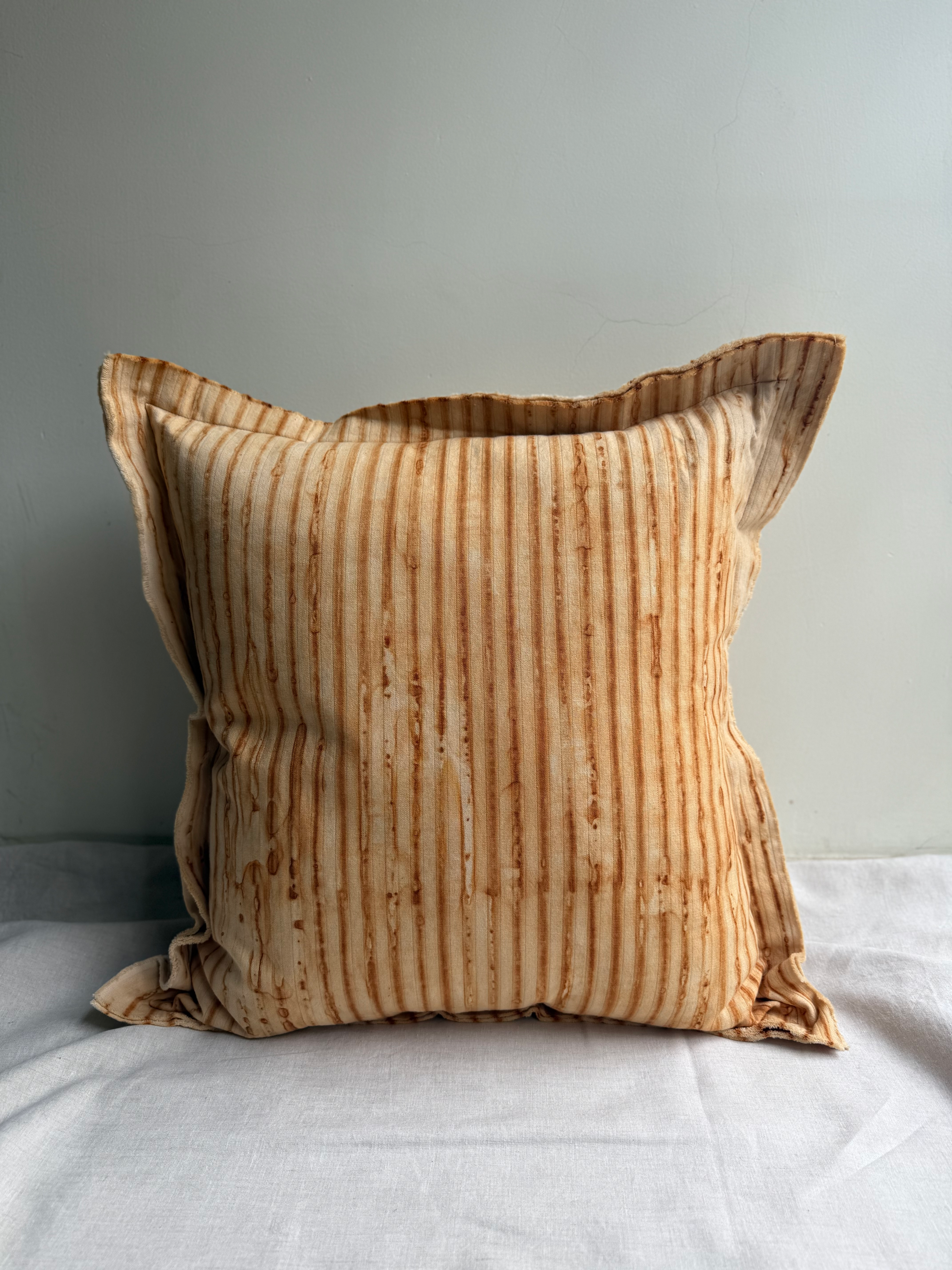 Large Rust Dyed Cushion