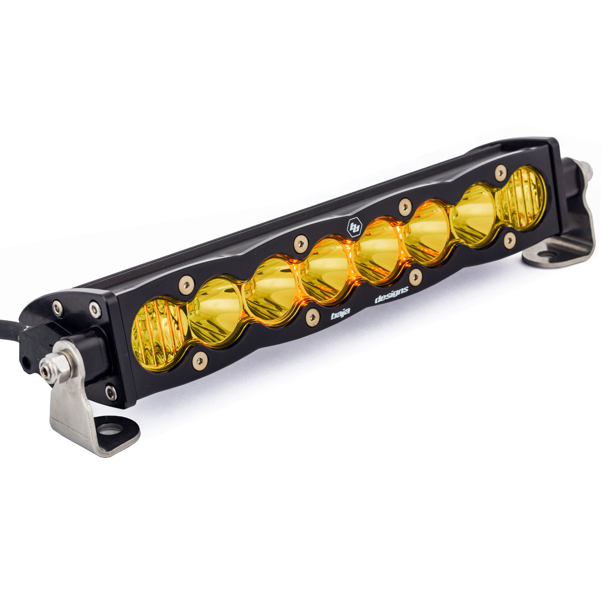 10 Inch LED Light Bar Baja Amber Lens Pattern S8 Series Baja Designs