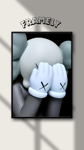 KAWS × realmadHECTIC 限定品 ビンテージ フライヤー チラシ KAWS