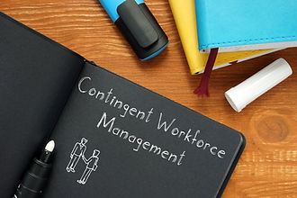 Business concept about Contingent Workforce Management with phrase on the page..jpg