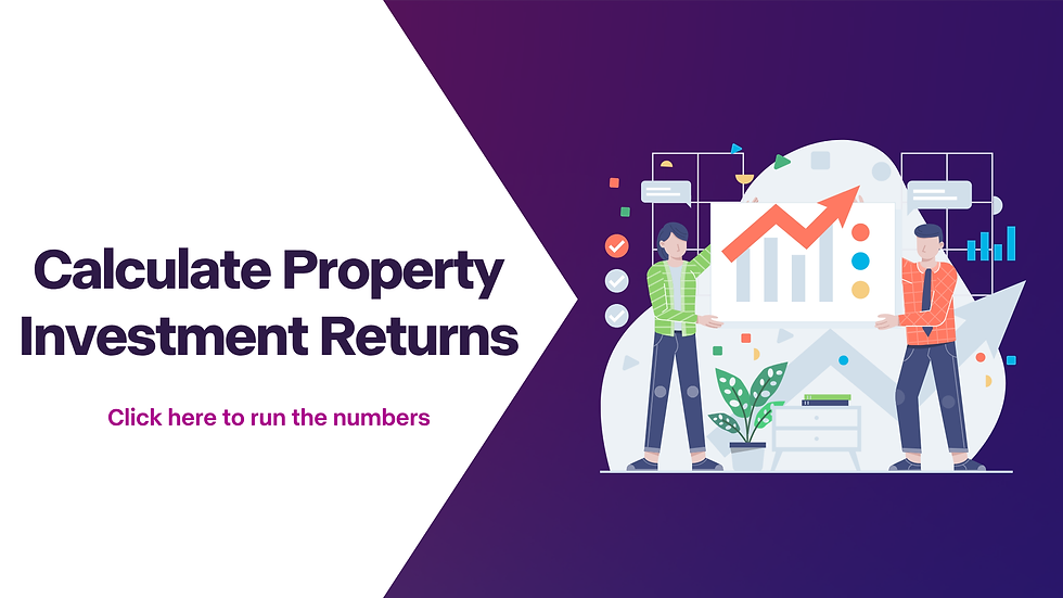 Calculate your investment property returns with our property investment calculator