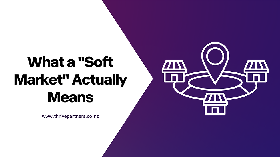 What a "Soft Market" Actually Means and Why The Answer Is More Useful Than The Headline