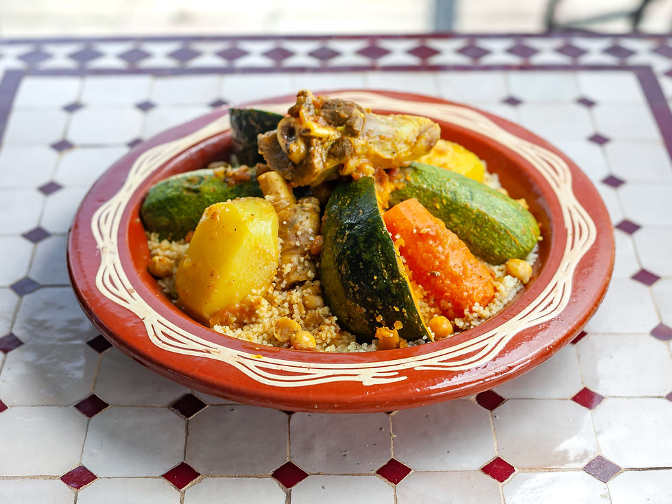 Couscous is served on the weekends at TajineXpress and well worth it!