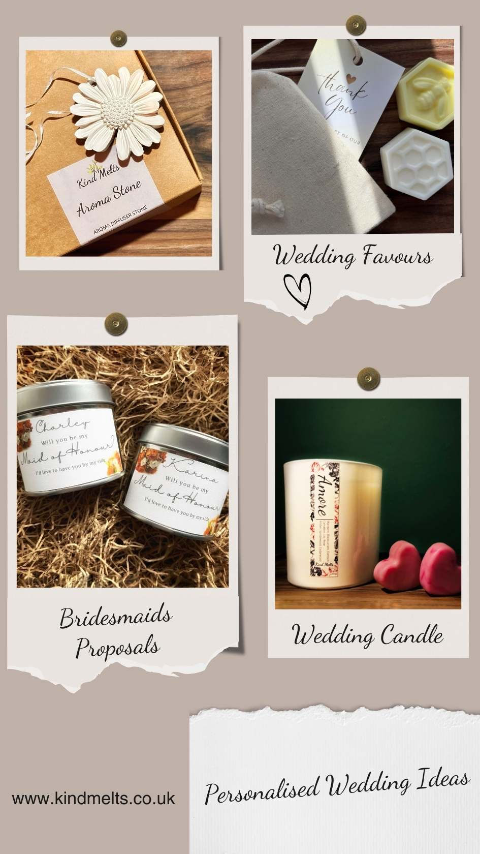 Personalised wedding products