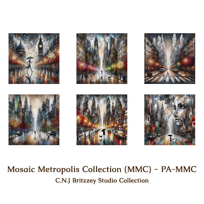 Mosaic Metropolis Collection (MMC) - PA-MMC | Digital Art Collection