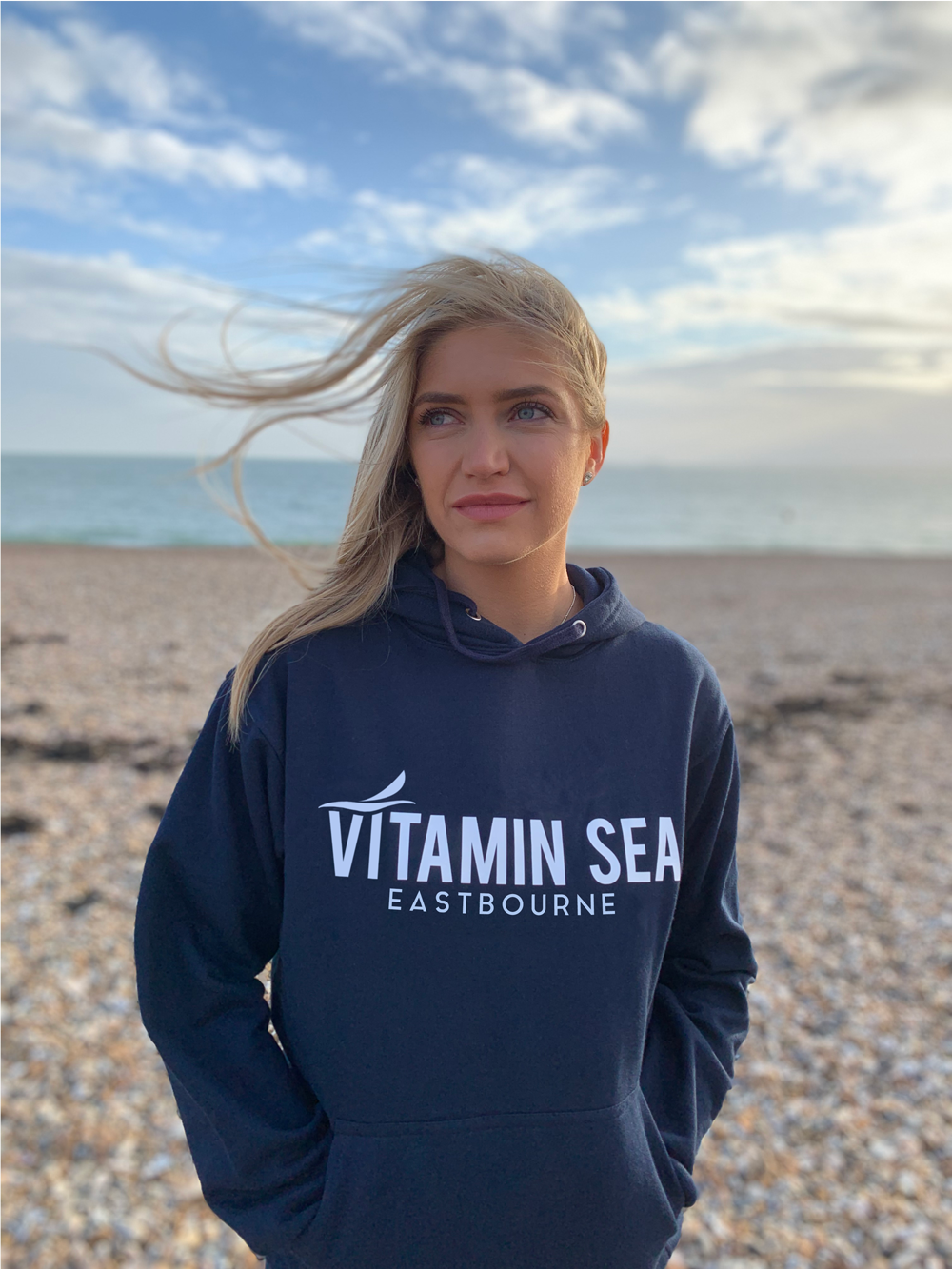 Vitamin Sea Hoodie - Navy Blue