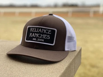 Brown Reliance Patch White