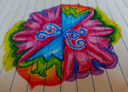 Floral doodle (9 yrs)