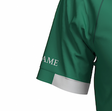 Name Print on Training Tee Sleeve