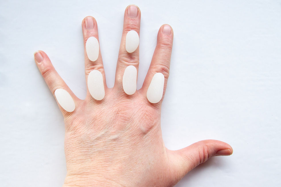 Thumbnail: Classy Long White Milkglass  set of 6  - 04