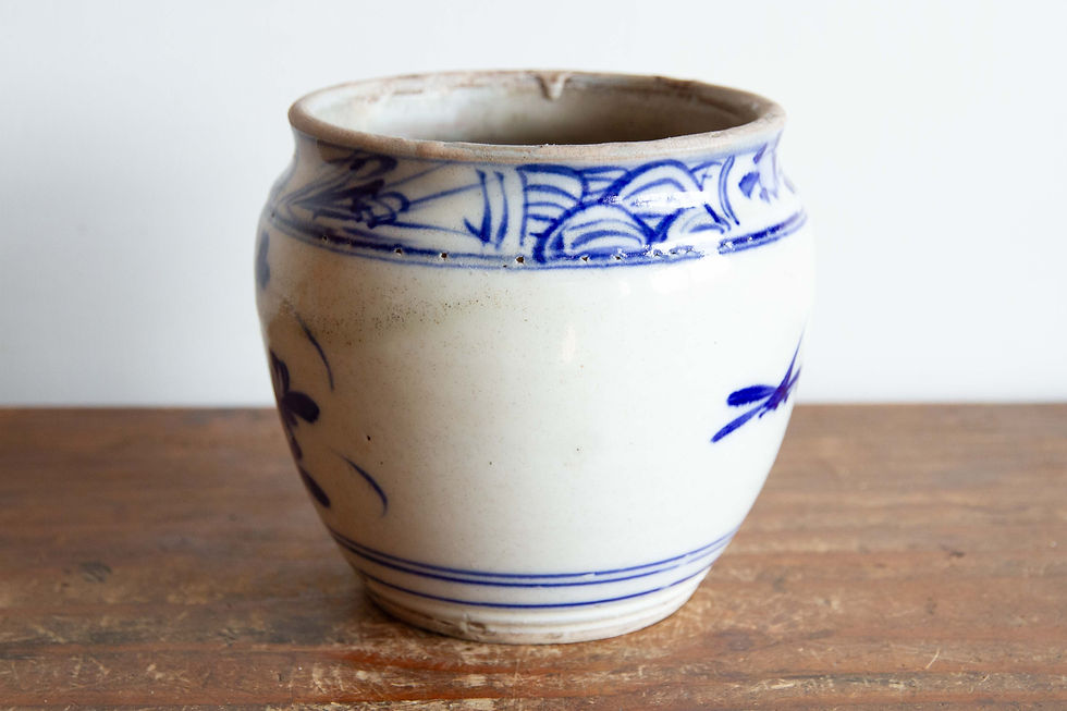 Thumbnail: Meiji Blue and White Vase