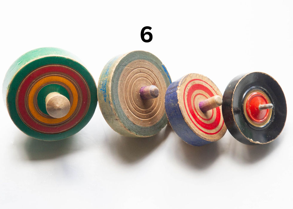 Thumbnail: Stocking Stuffer - Wooden Toy Tops